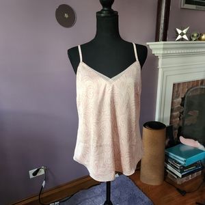 White House Black Market satin tank top